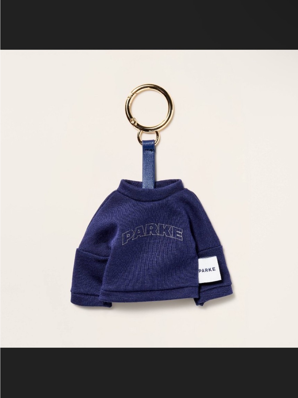 Marion Parke Navy Sweater Keychain